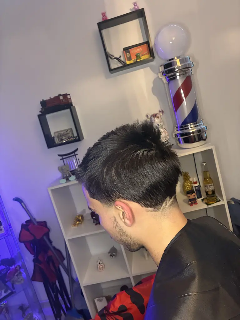 Réalisation T3B Barber — Taper avec motif