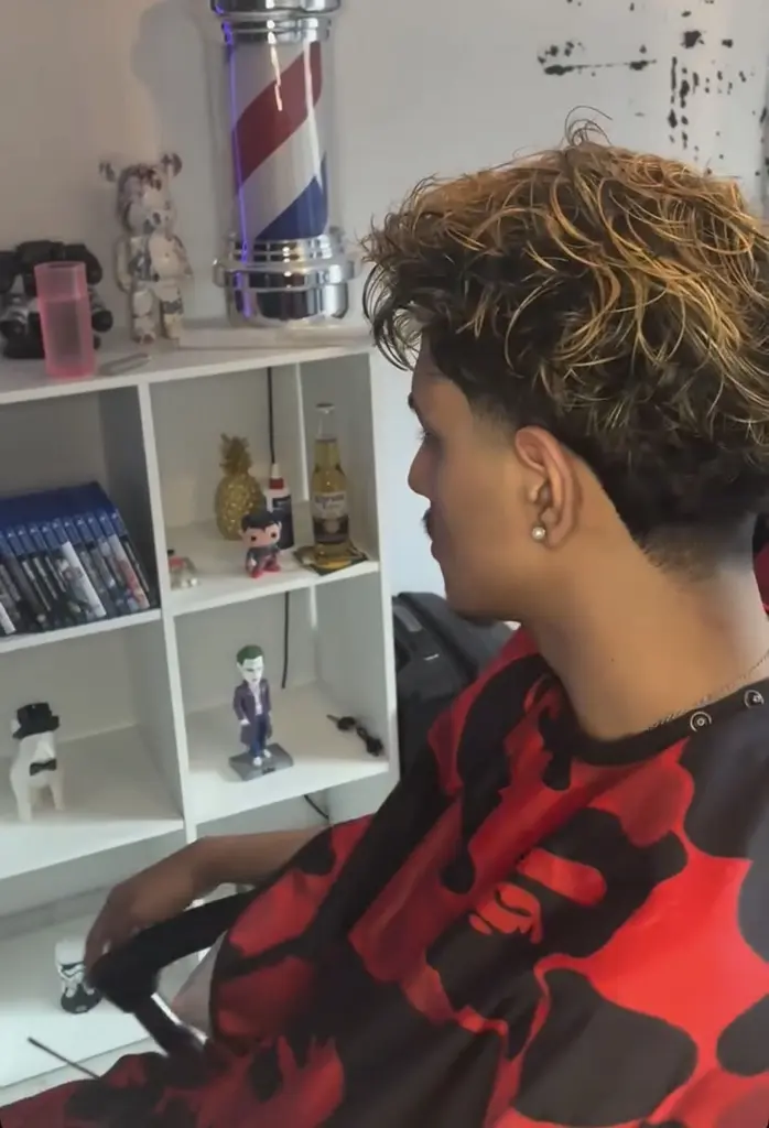 Réalisation T3B Barber — Mèches et coloration