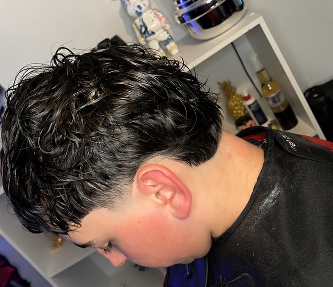 Réalisation T3B Barber — Taper sur cheveux bouclés